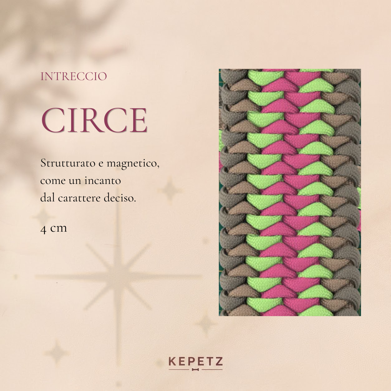 Collare in paracord Circe