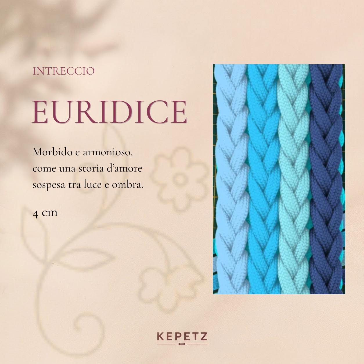 Collare in paracord Euridice