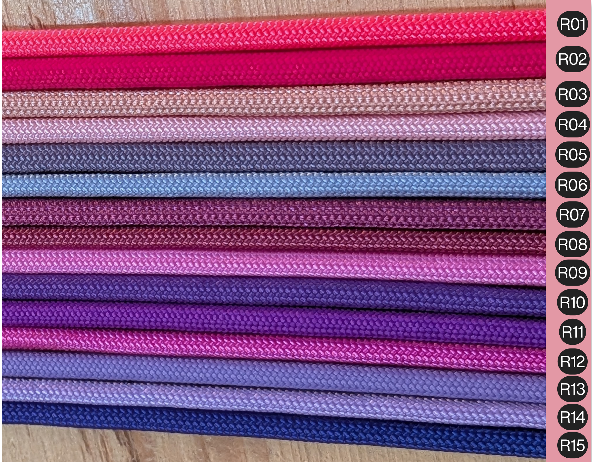 Guinzaglio in paracord 8 fili