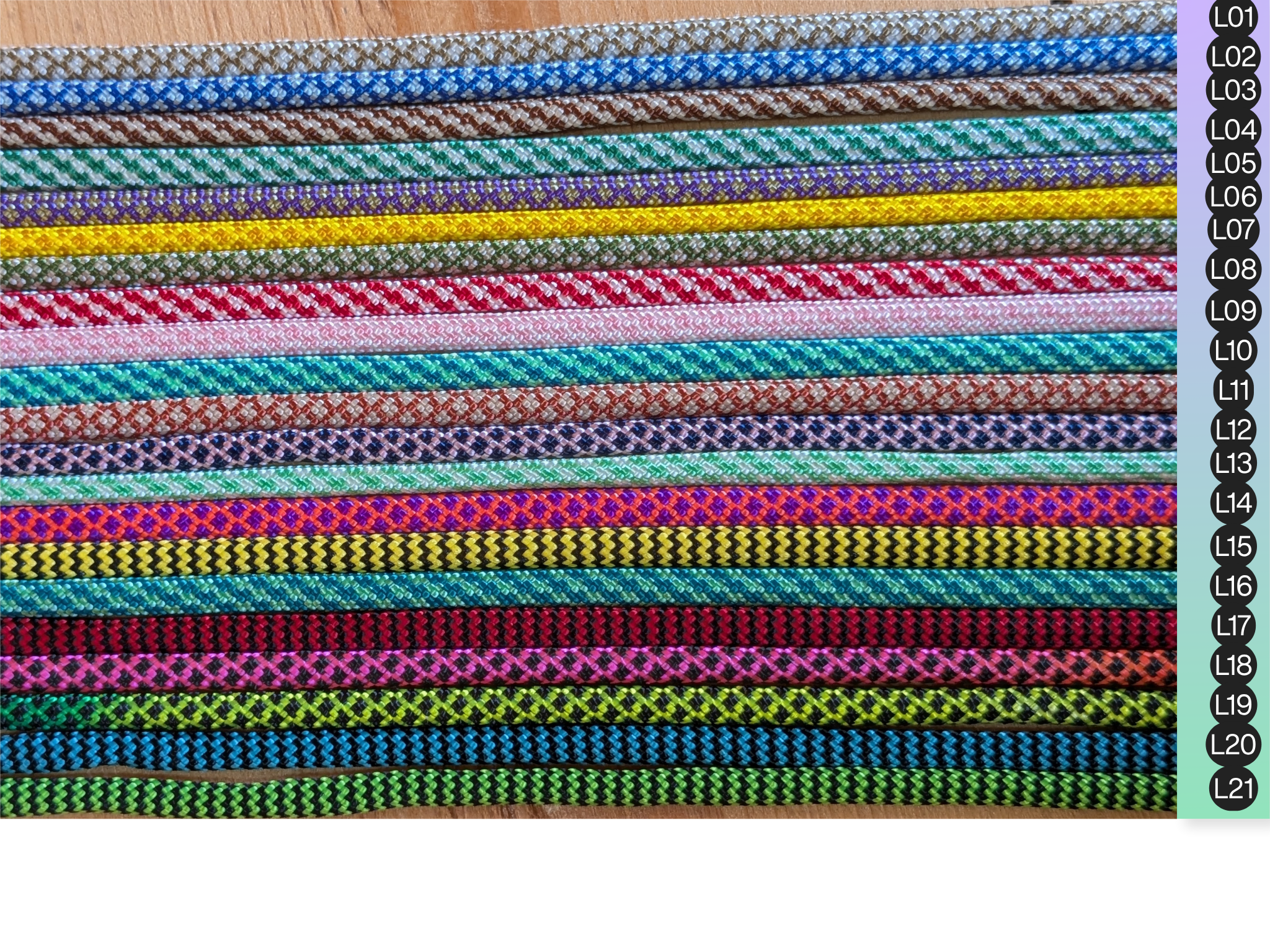Guinzaglio in paracord 8 fili
